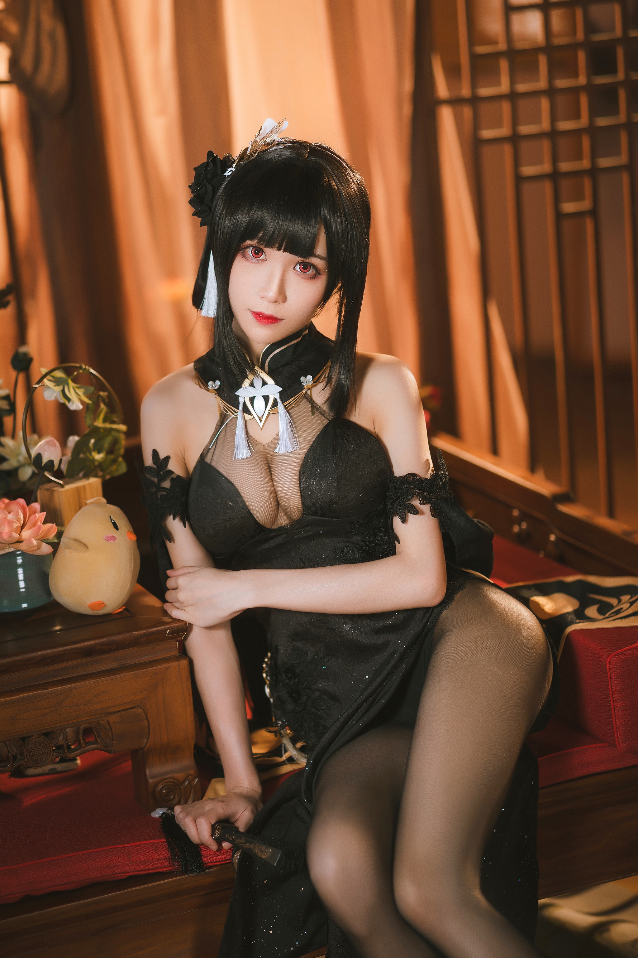 图片[1]-Tomoyo酱 – NO.012 碧蓝航线 镇海旗袍[27P]-XikXak